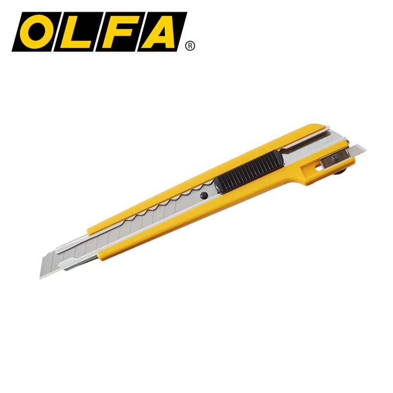 日本OLFA原装进口刀具9mm家用刀标准刀55B小刀双向标准型A-3