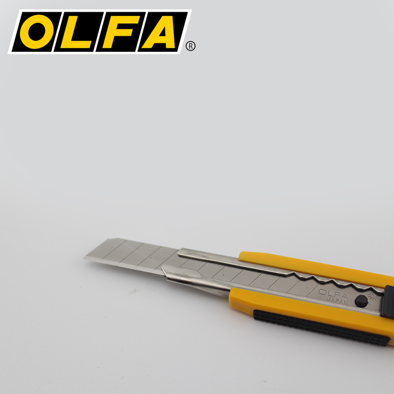 OLFA日本原装进口刀具A-5家用刀标准刀日常单向自动卡锁美工刀