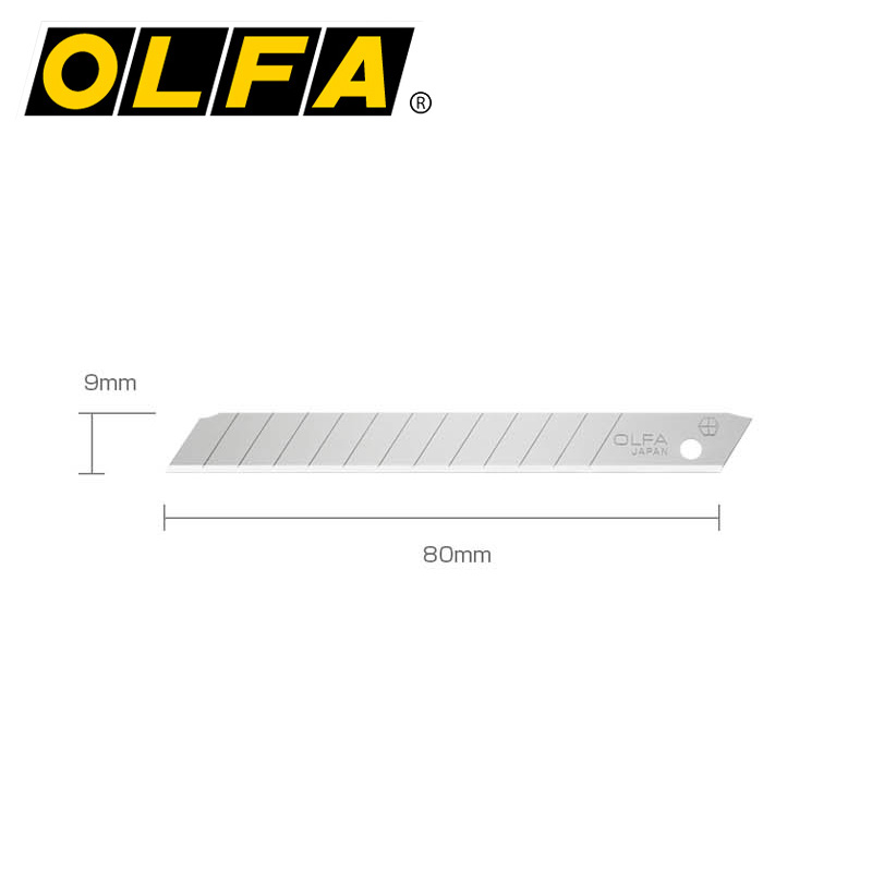 OLFA日本原装进口刀具A-5家用刀标准刀日常单向自动卡锁美工刀