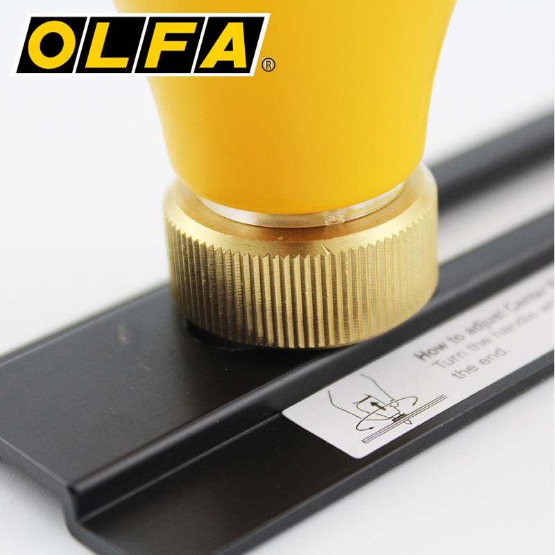 日本OLFA大型圆规刀圆形工具刀90B可调节切圆刀CMP-2直径7~30cm