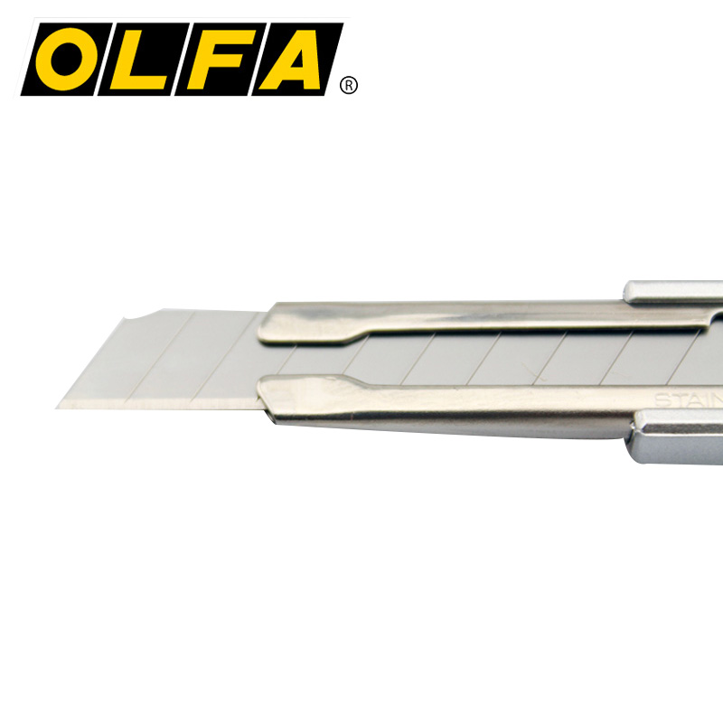 日本OLFA不锈钢小号美工刀LTD-03贴膜刀|墙纸刀|介刀