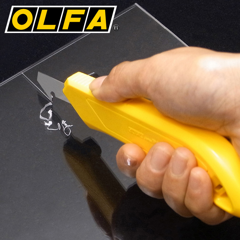 日本OLFA PC-L大型亚克力切割刀 手工模型刀具 双向刀片