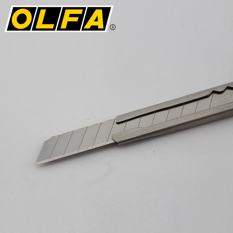 日本OLFA标准型玻璃汽车贴膜刀9mm裁纸刀自动卡锁美工刀SVR-2